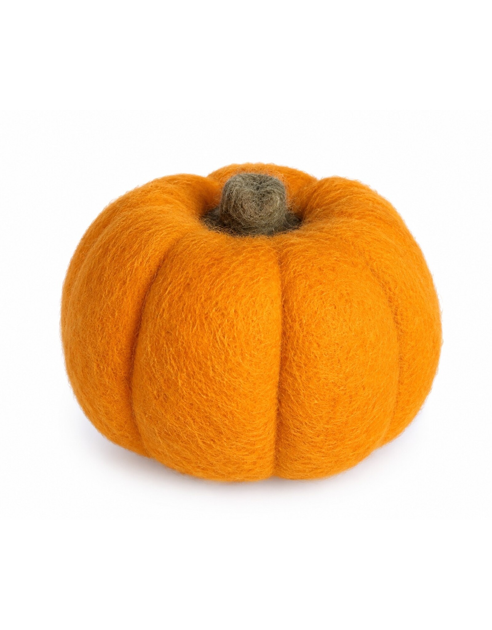 Trukado Miscellaneous - Vilten Oranje Pompoen Decoratie - 100% wol