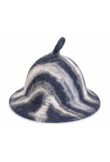 Trukado Miscellaneous - Vilten hoed - Sauna muts Grijs-Wit