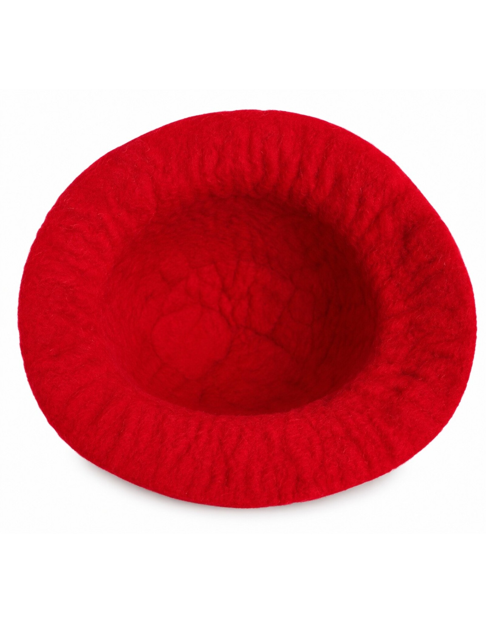 Trukado Miscellaneous - Felt hat - sauna cap "Strawberry" hand felted, 100% wool