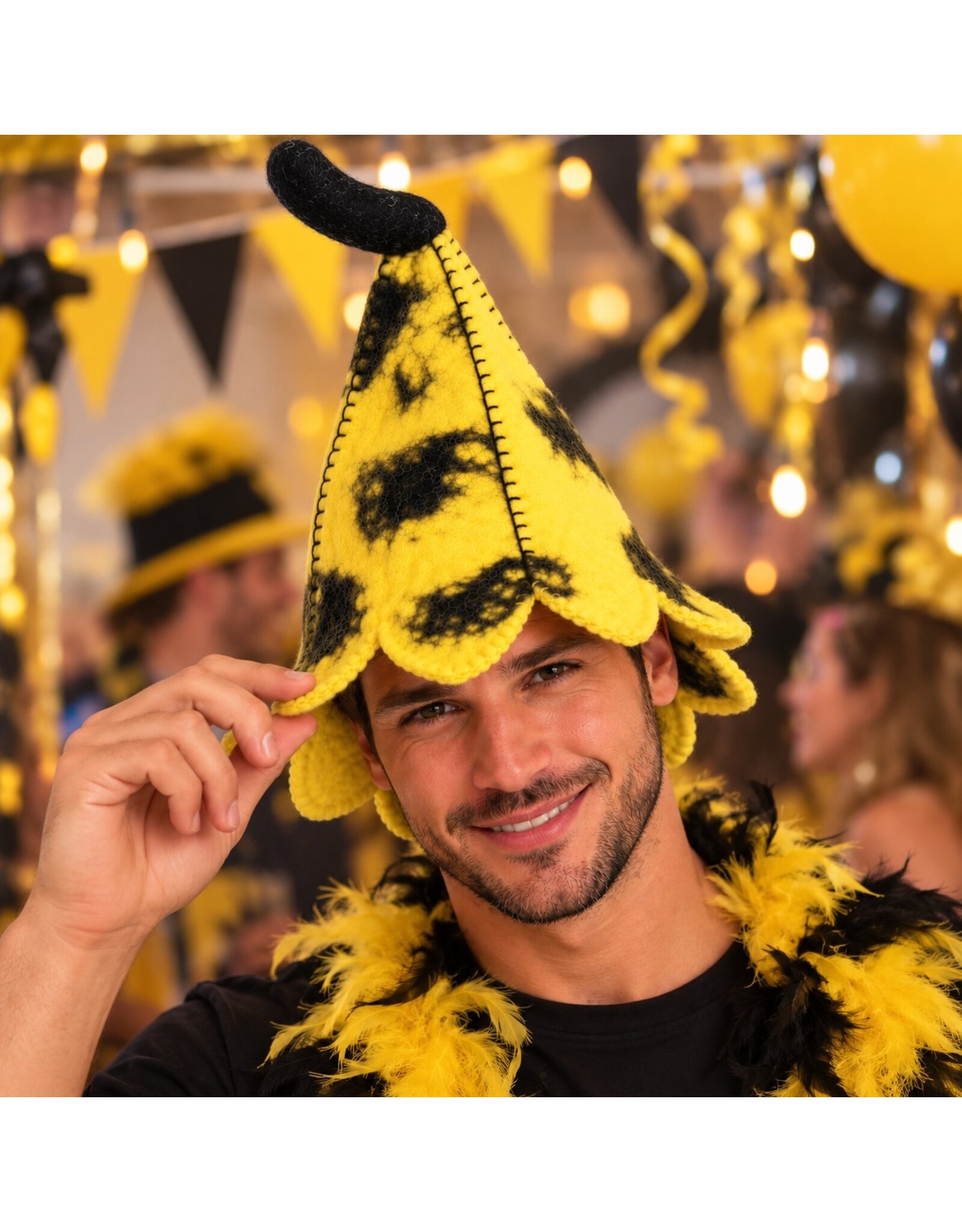 Trukado Miscellaneous - Felt pointed hat – sauna hat ‘Banana’