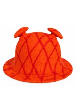 Trukado Miscellaneous - Vilten hoed - Saunamuts "Shrek" oranje
