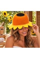 Trukado Miscellaneous -  Felt Hat - Sauna cap Sunflower