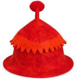 Trukado Vilten Hoed - Saunamuts met Kartelrand oranje