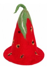 Trukado Miscellaneous - Vilten punthoed Aardbei - 100% wol