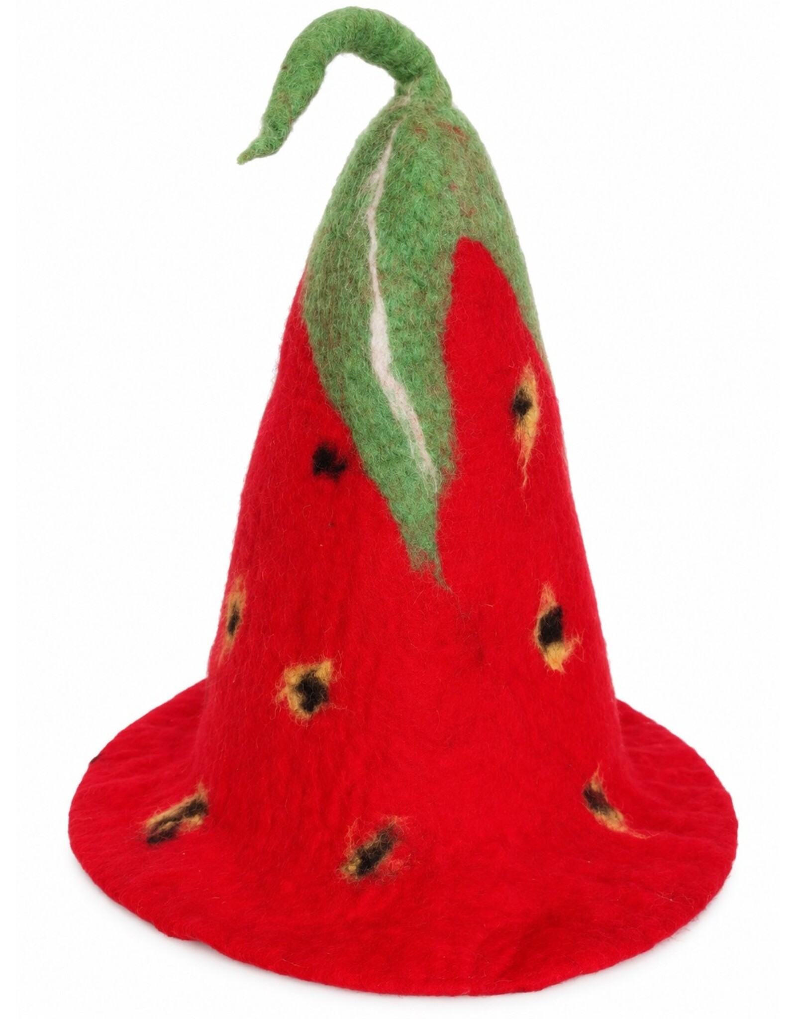 Trukado Miscellaneous - Felt pointed hat Strawberry - 100% wool
