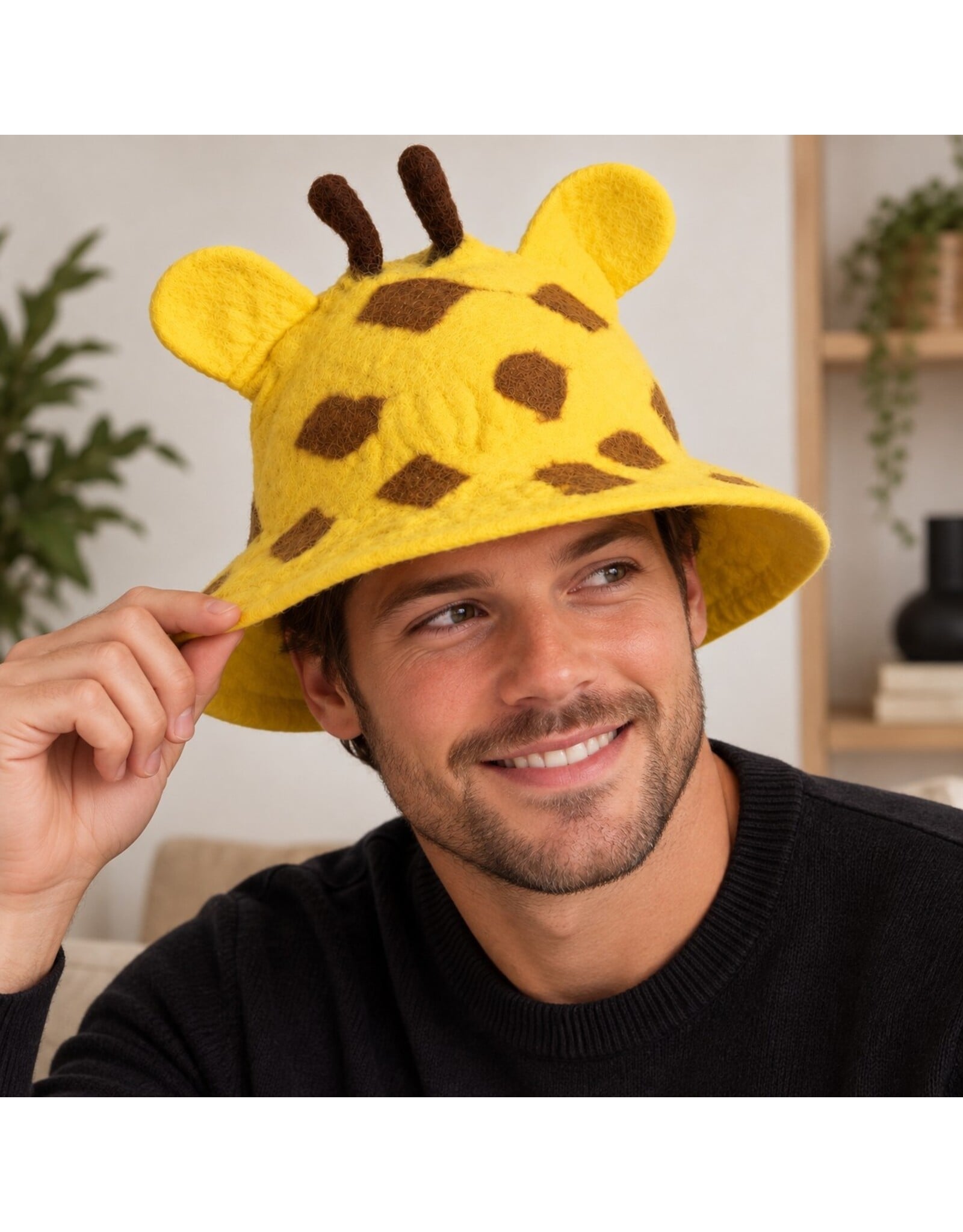 Trukado Miscellaneous - Felt hat - Sauna cap "Giraffe" -  100% wool
