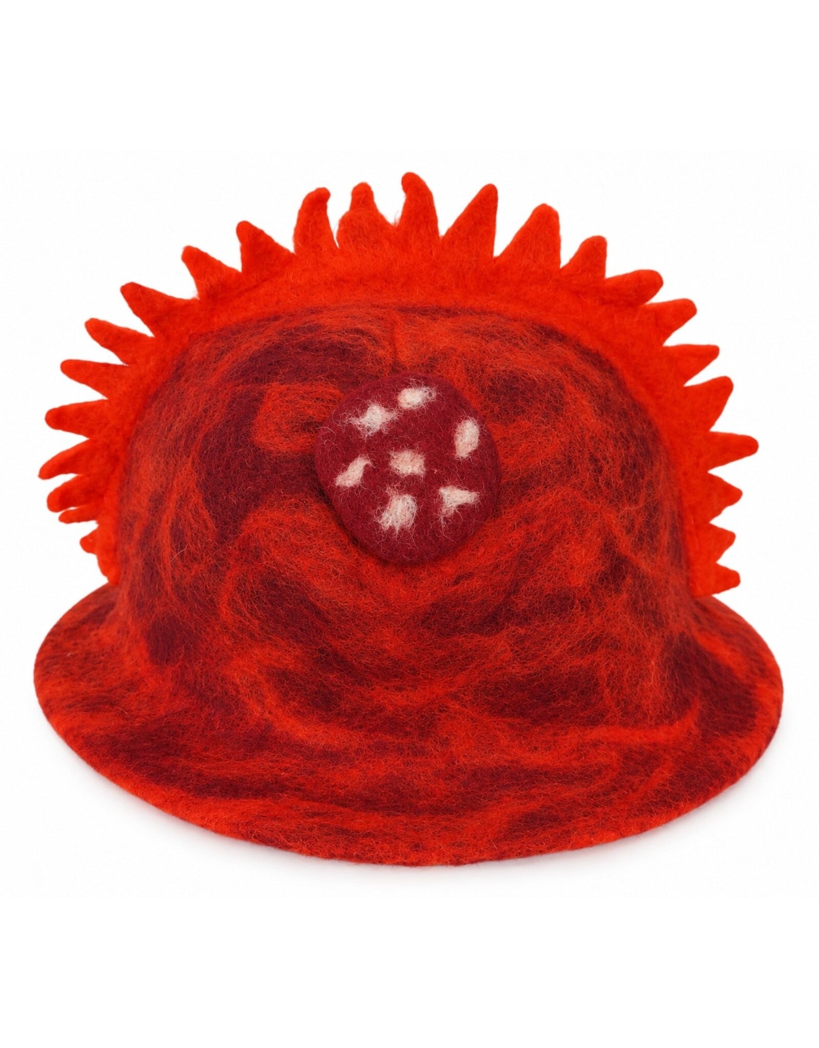 Trukado Miscellaneous - Felt Hat – Sauna Cap ‘Little Dragon’ - Orange