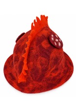 Trukado Miscellaneous - Vilten Hoed - Saunamuts "Draakje" oranje