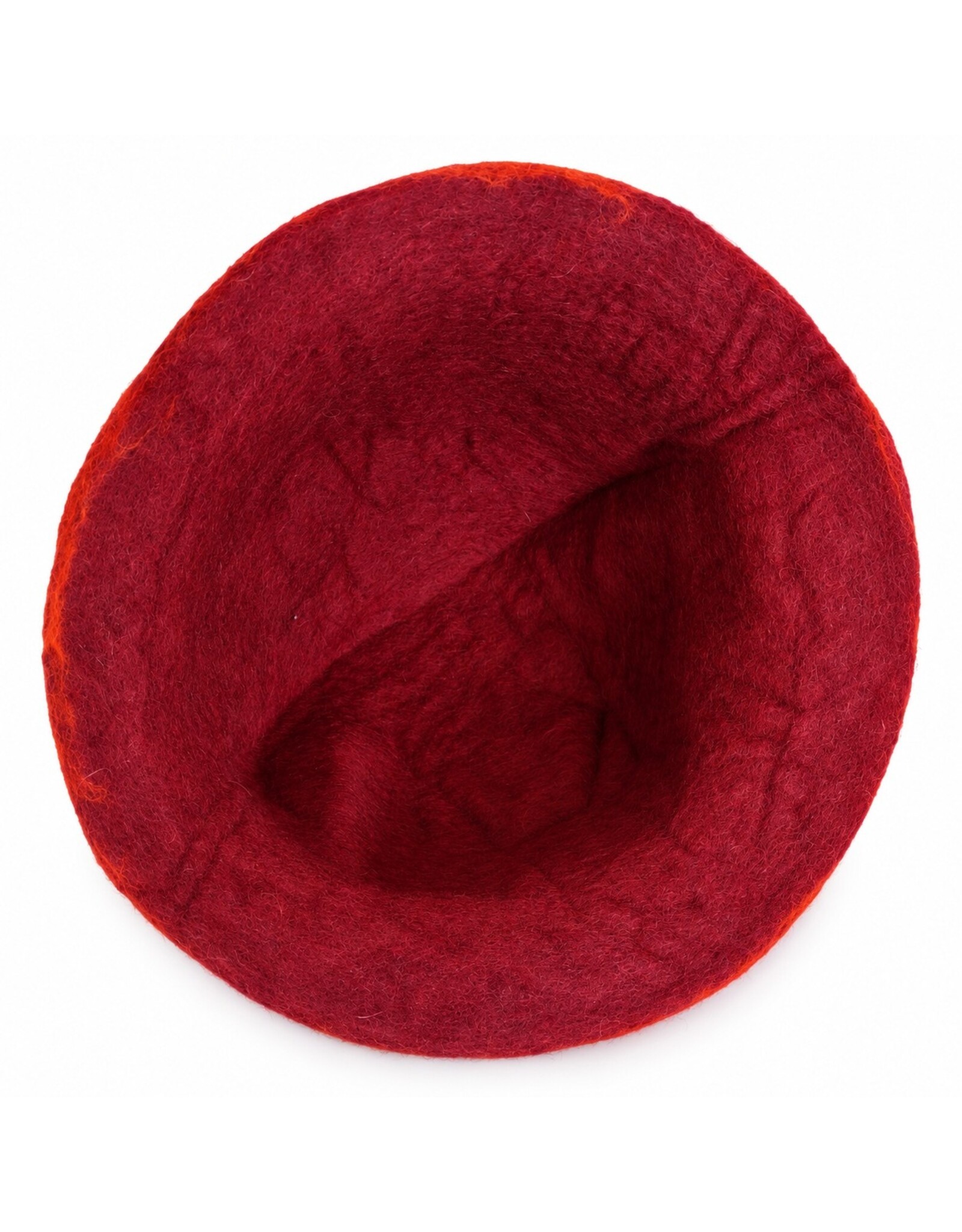 Trukado Miscellaneous - Felt Hat – Sauna Cap ‘Little Dragon’ - Orange