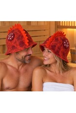 Trukado Miscellaneous - Felt Hat – Sauna Cap ‘Little Dragon’ - Orange