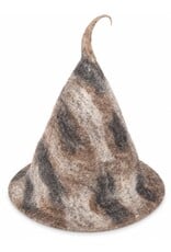 Trukado Miscellaneous - Vilten punthoed - Saunamuts Bruinbeige-grijs