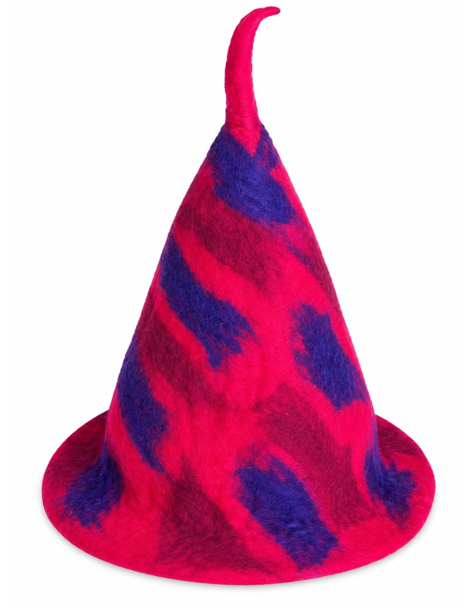 Trukado Miscellaneous - Felt pointed hat - Sauna hat Fuchsia-blue