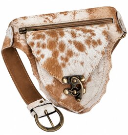 Trukado Cowhide waist bag with Vintage Hook