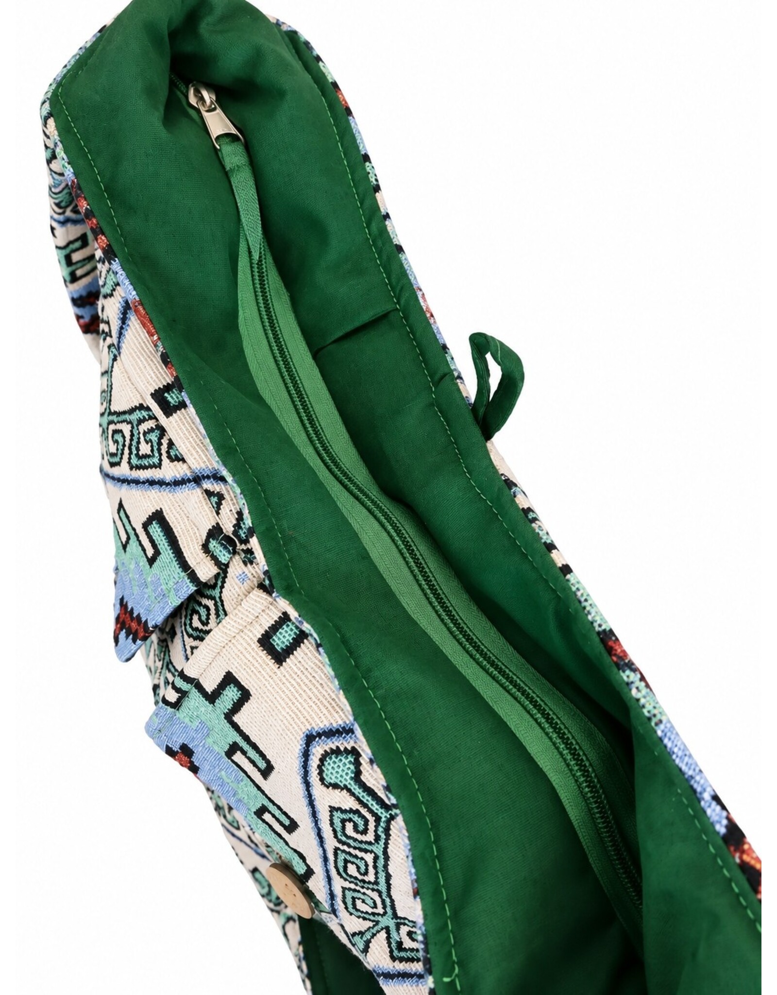 Trukado Modieus - Hobotas Geweven Stof met Etnisch Patroon Blauw