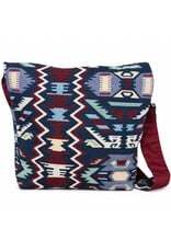Trukado Modieus - Hobotas Geweven Stof met Etnisch Patroon Blauw
