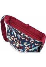 Trukado Fashion bags - Hobo bag Woven Fabric with Ethnic Pattern Blue