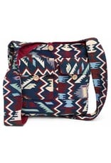 Trukado Fashion bags - Hobo bag Woven Fabric with Ethnic Pattern Blue