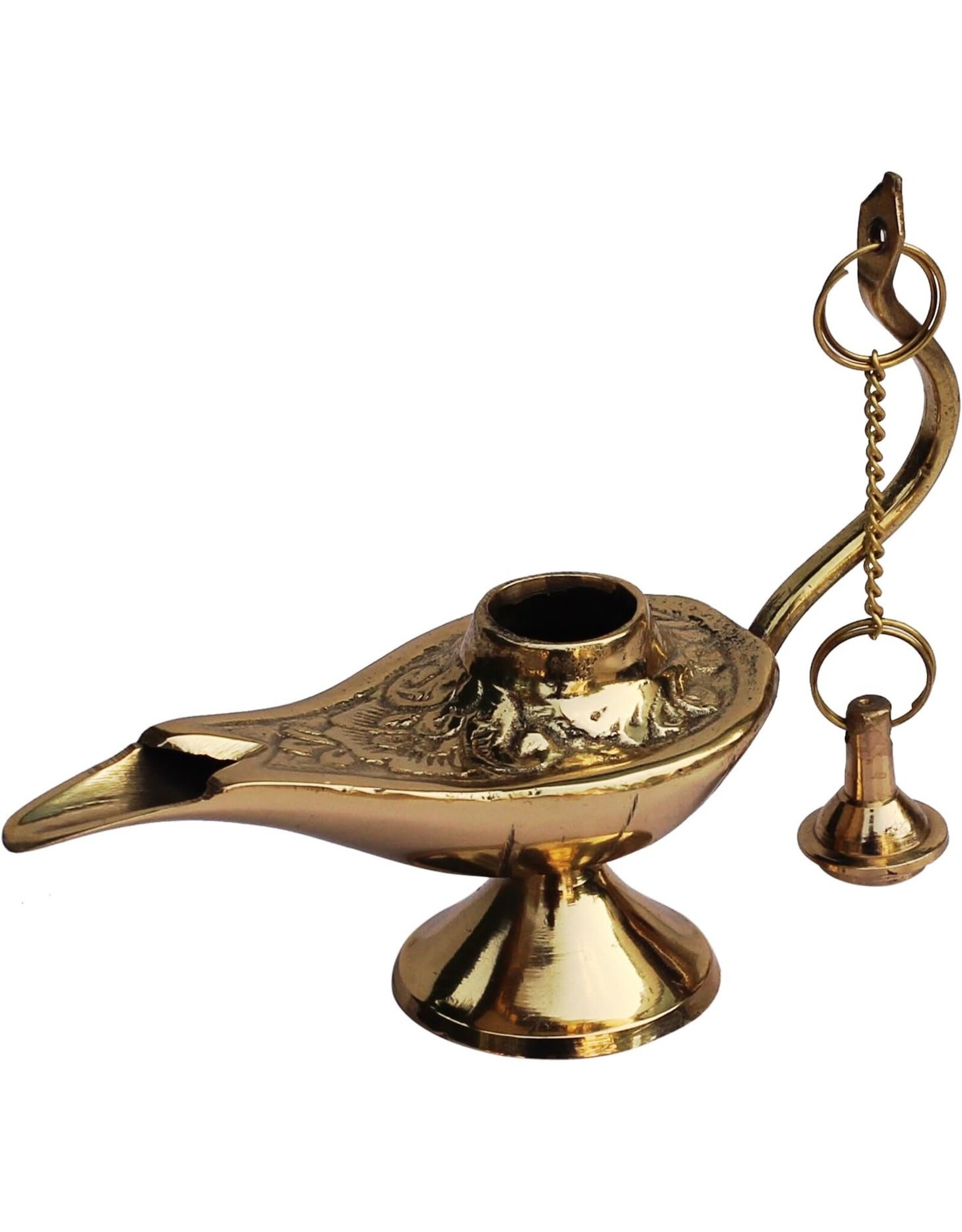 Trukado Giftware Figurines Collectables - Aladdin Lamp Backflow Incense Burner