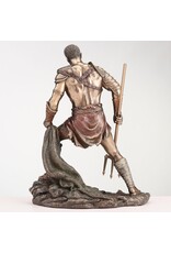 Veronese Design Giftware & Lifestyle - Gladiator Beeld - Romeinse Retiarius met Net en Drietand