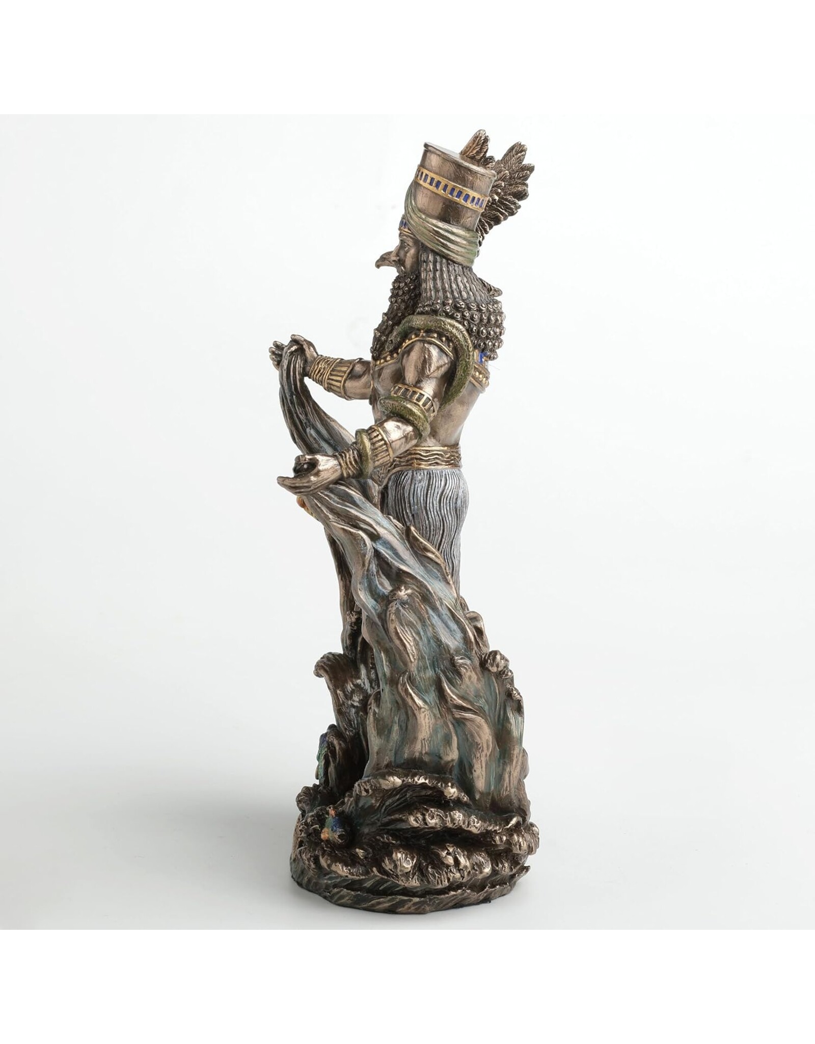 Veronese Design Giftware Beelden Collectables  - Enki, Sumerische God van Water, Wijsheid en Schepping