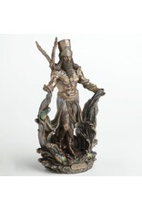 Veronese Design Giftware Beelden Collectables  - Enki, Sumerische God van Water, Wijsheid en Schepping