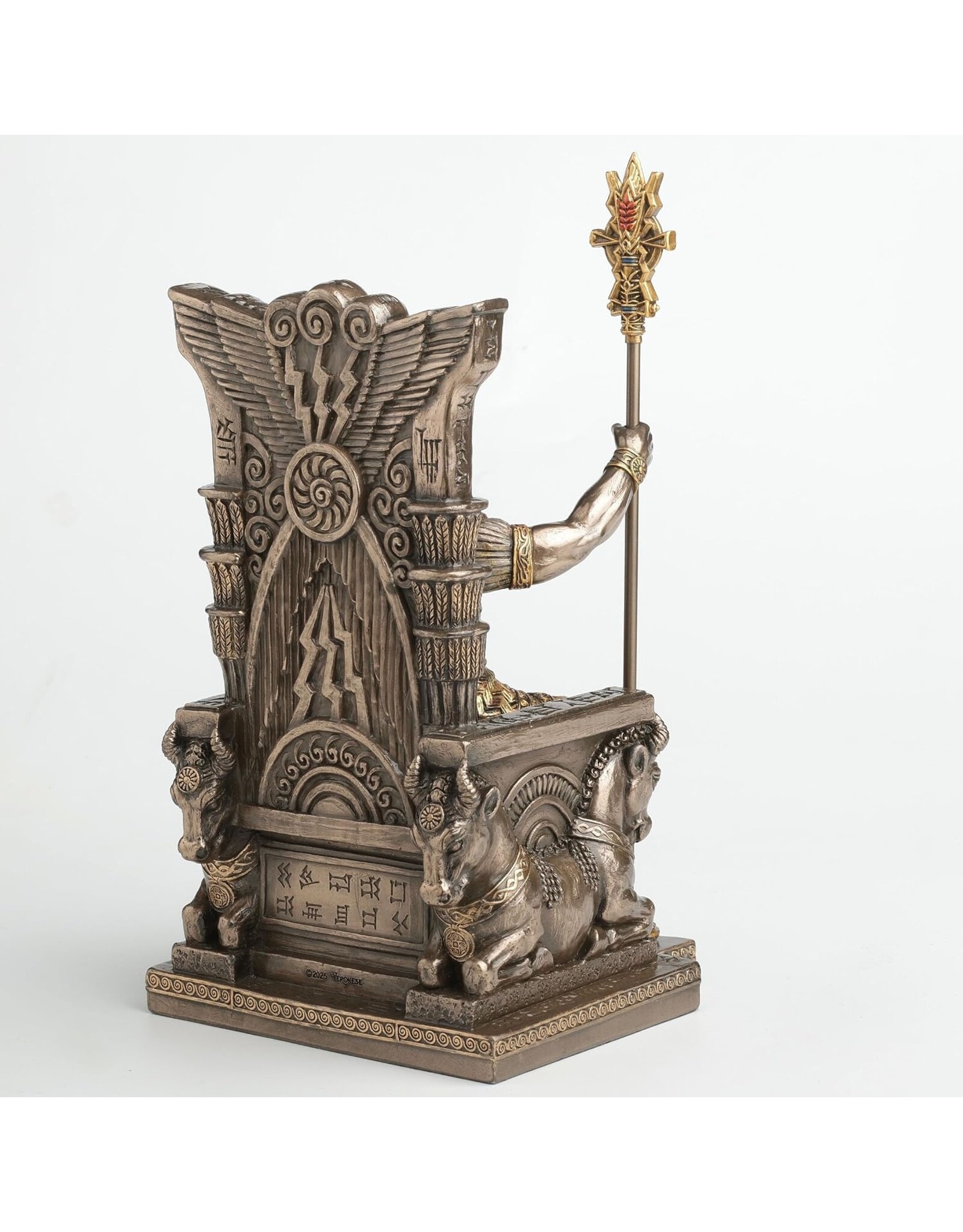 Veronese Design Giftware Beelden Collectables  -  Enlil Mesopotamische god van Lucht, Aarde en Stormen