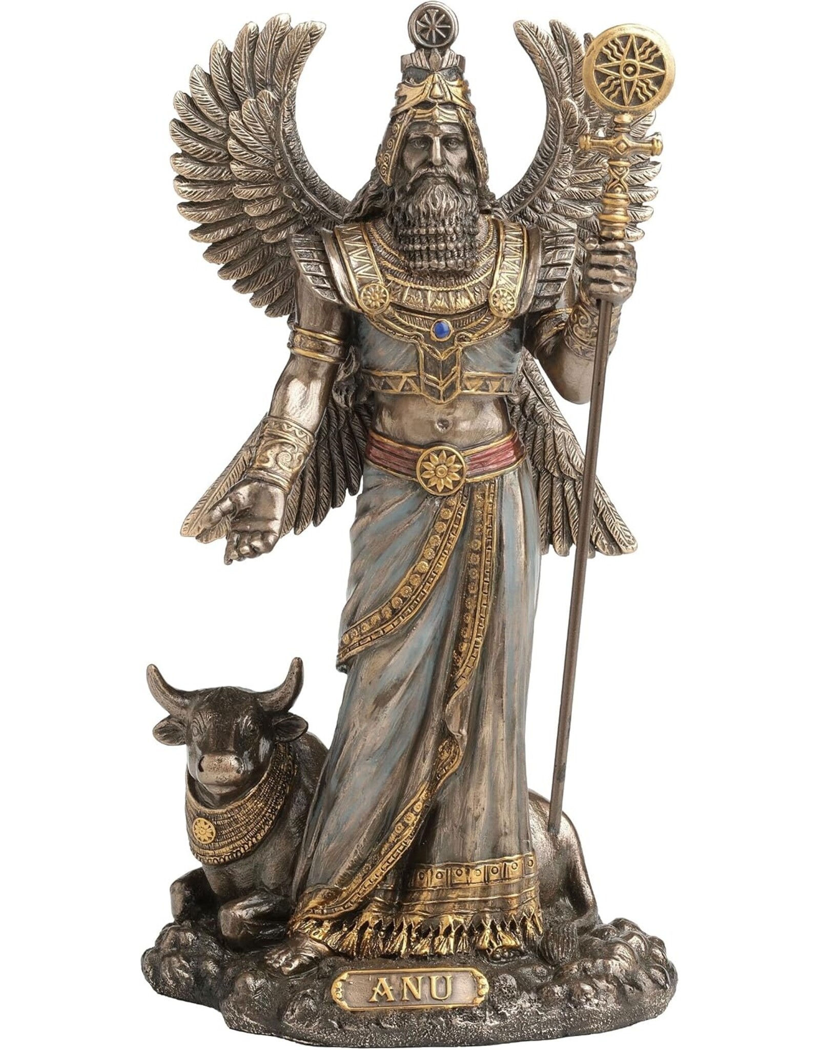Veronese Design Giftware Beelden Collectables  -  Anu Mesopotamische Koning van de Goden