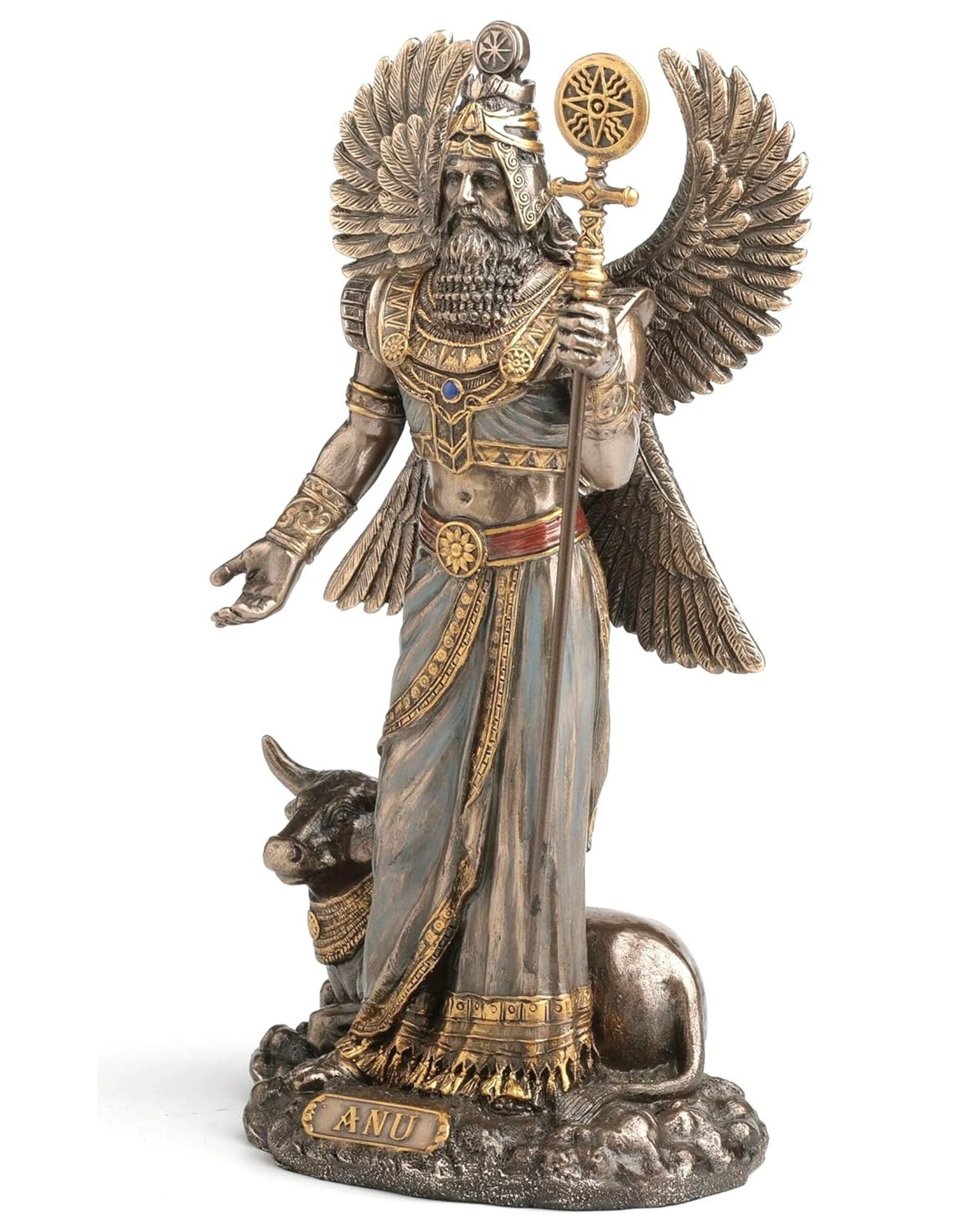 Veronese Design Giftware Beelden Collectables  -  Anu Mesopotamische Koning van de Goden
