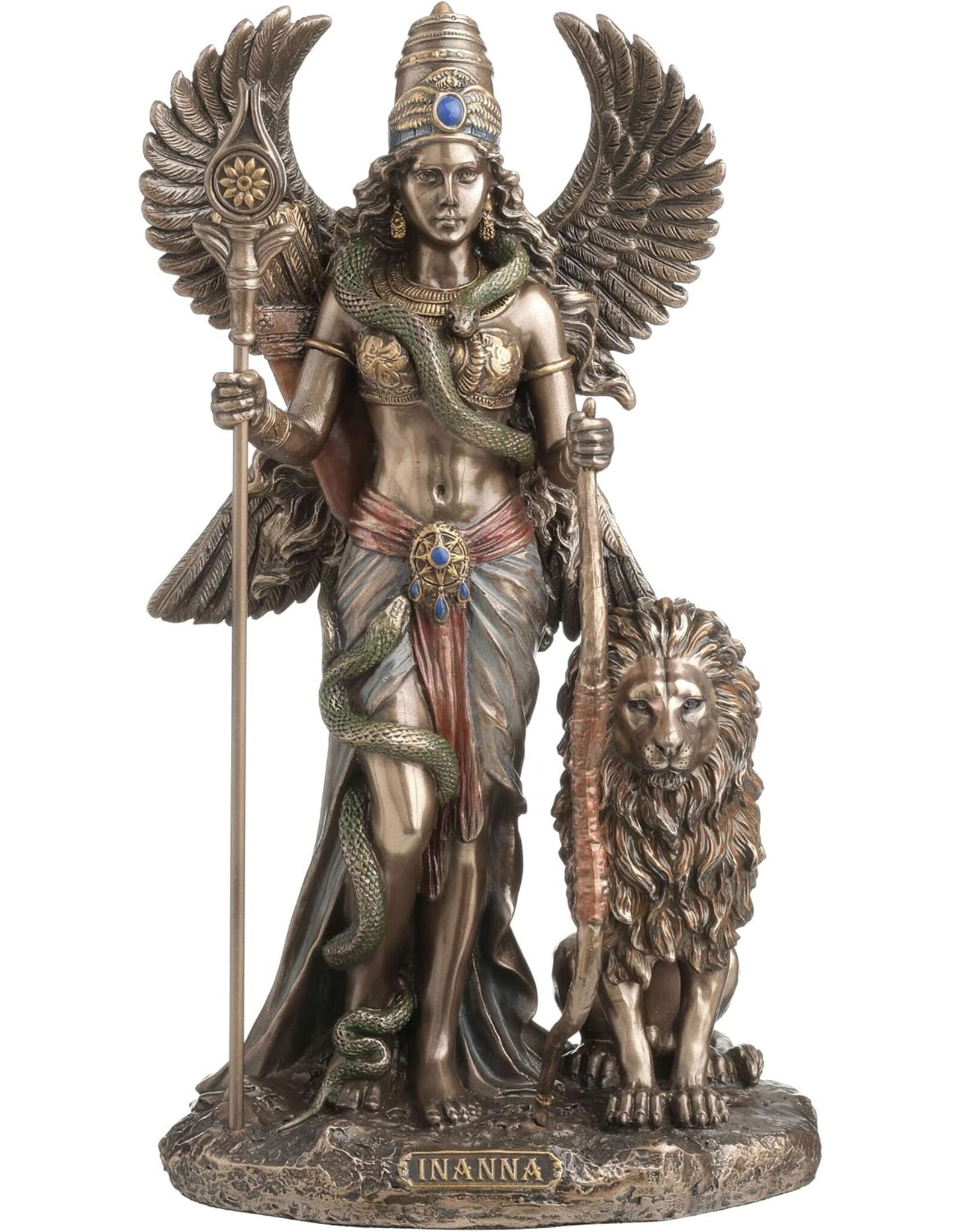 Veronese Design Giftware Beelden Collectables  -  Anu Mesopotamische Koning van de Goden