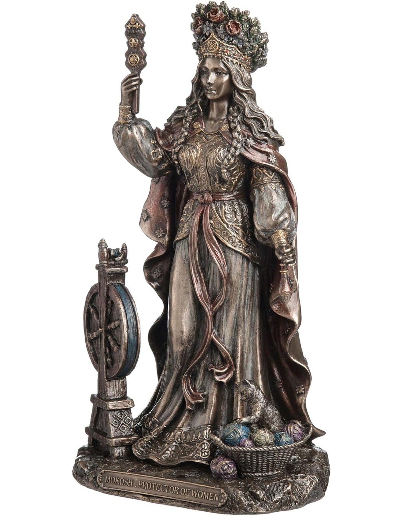 Veronese Design Giftware Beelden Collectables  -  Mokosh (Mokosj) Slavische Moeder Aarde Godin