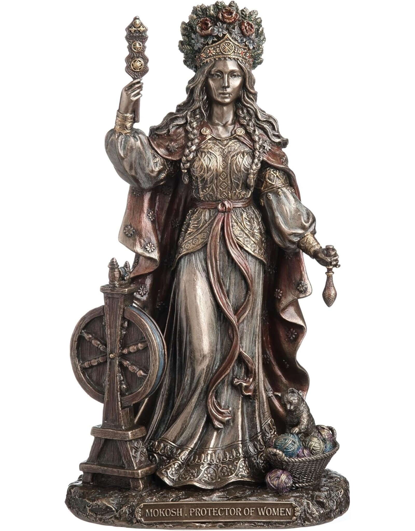 Veronese Design Giftware Beelden Collectables  -  Mokosh (Mokosj) Slavische Moeder Aarde Godin