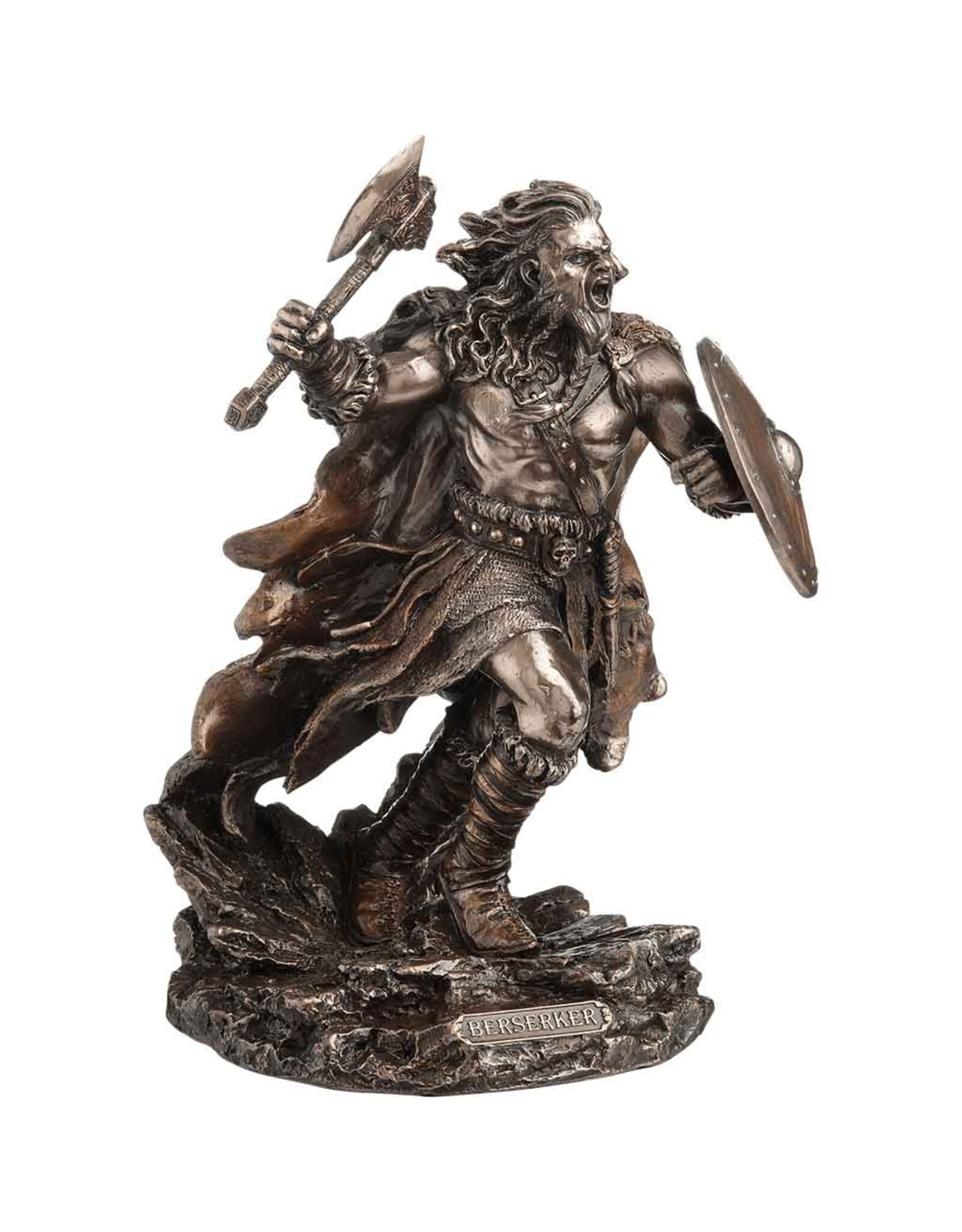 Veronese Design Giftware Beelden Collectables  - Viking Berserker met Bijl en Schild