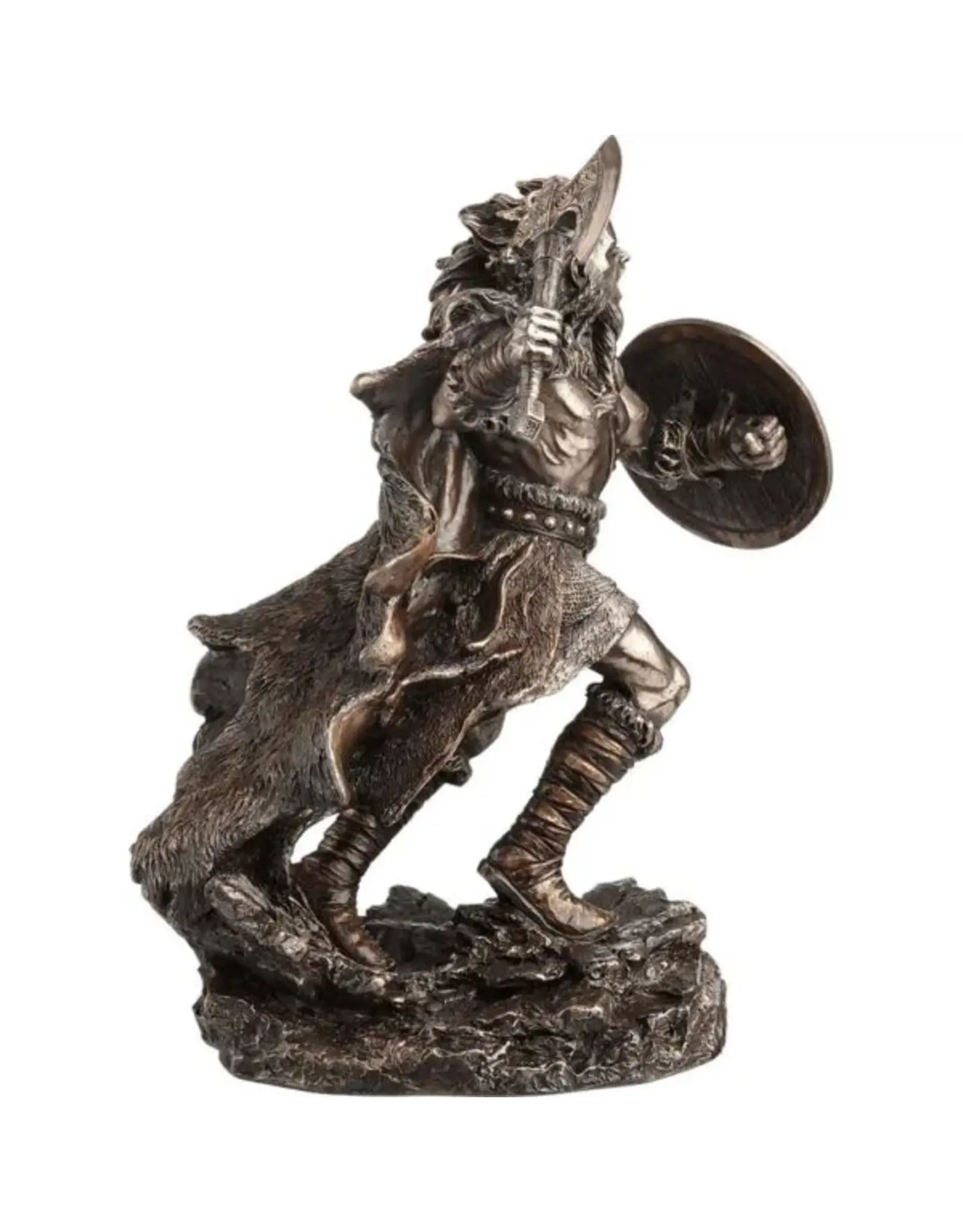 Veronese Design Giftware Beelden Collectables  - Viking Berserker met Bijl en Schild