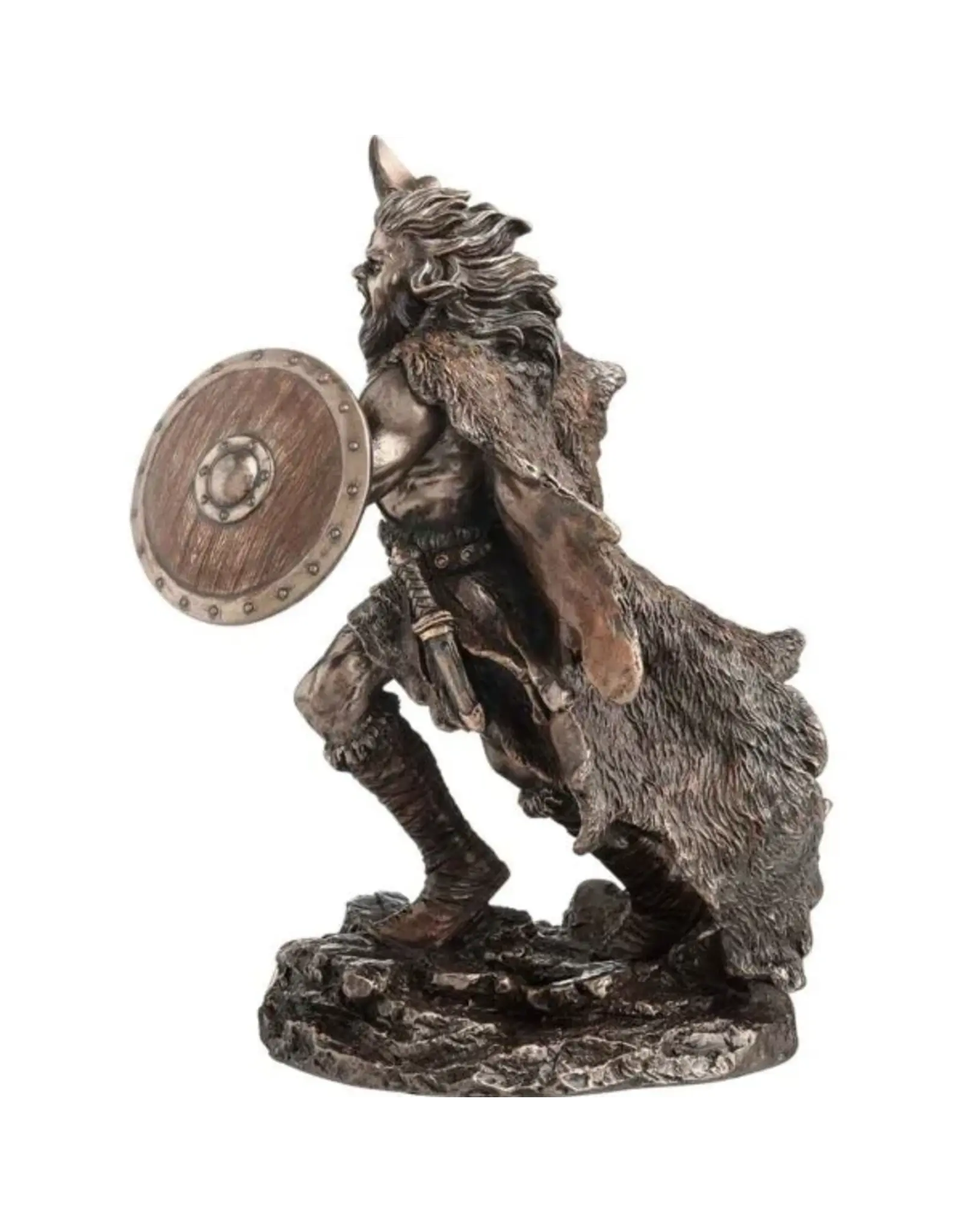 Veronese Design Giftware Beelden Collectables  - Viking Berserker met Bijl en Schild