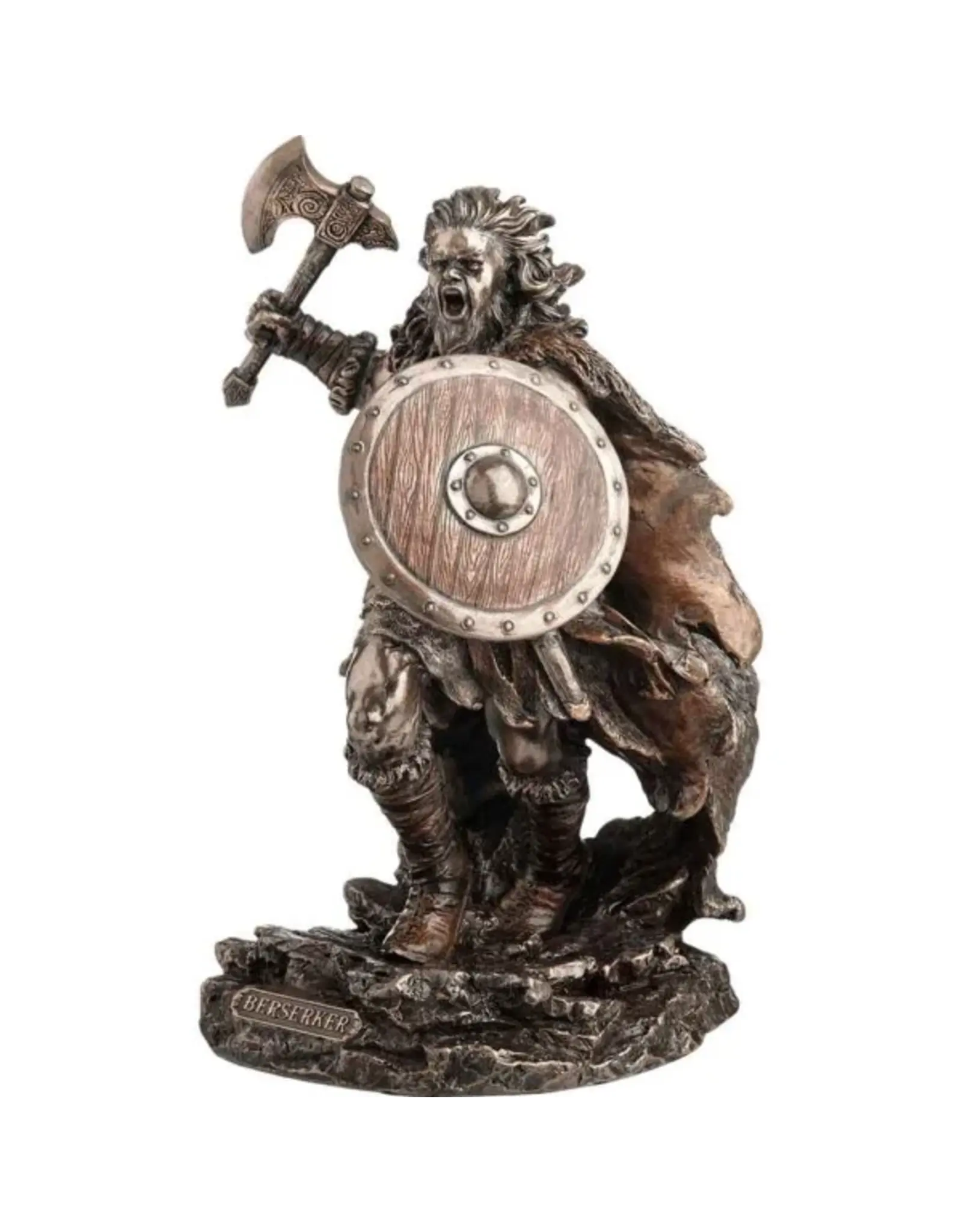 Veronese Design Giftware Beelden Collectables  - Viking Berserker met Bijl en Schild