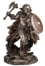 Veronese Design Giftware Beelden Collectables  - Viking Berserker met Bijl en Schild
