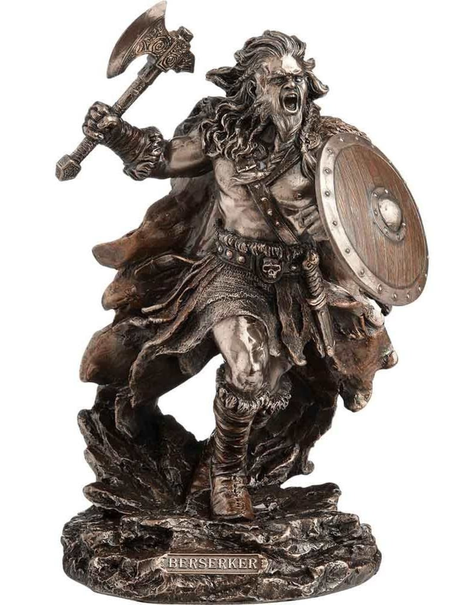 Veronese Design Giftware Figurines Collectables - Viking Berserker with Axe and Shield