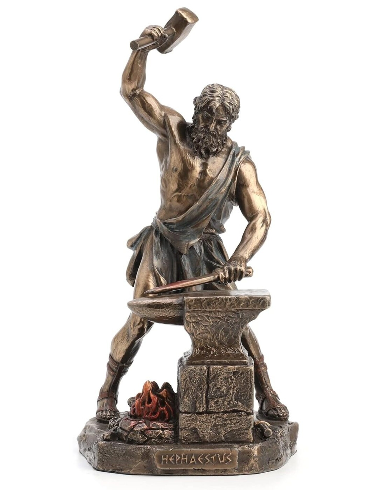 Veronese Design Giftware Beelden Collectables  - Hephaistos Griekse God van Vuur en Smederij