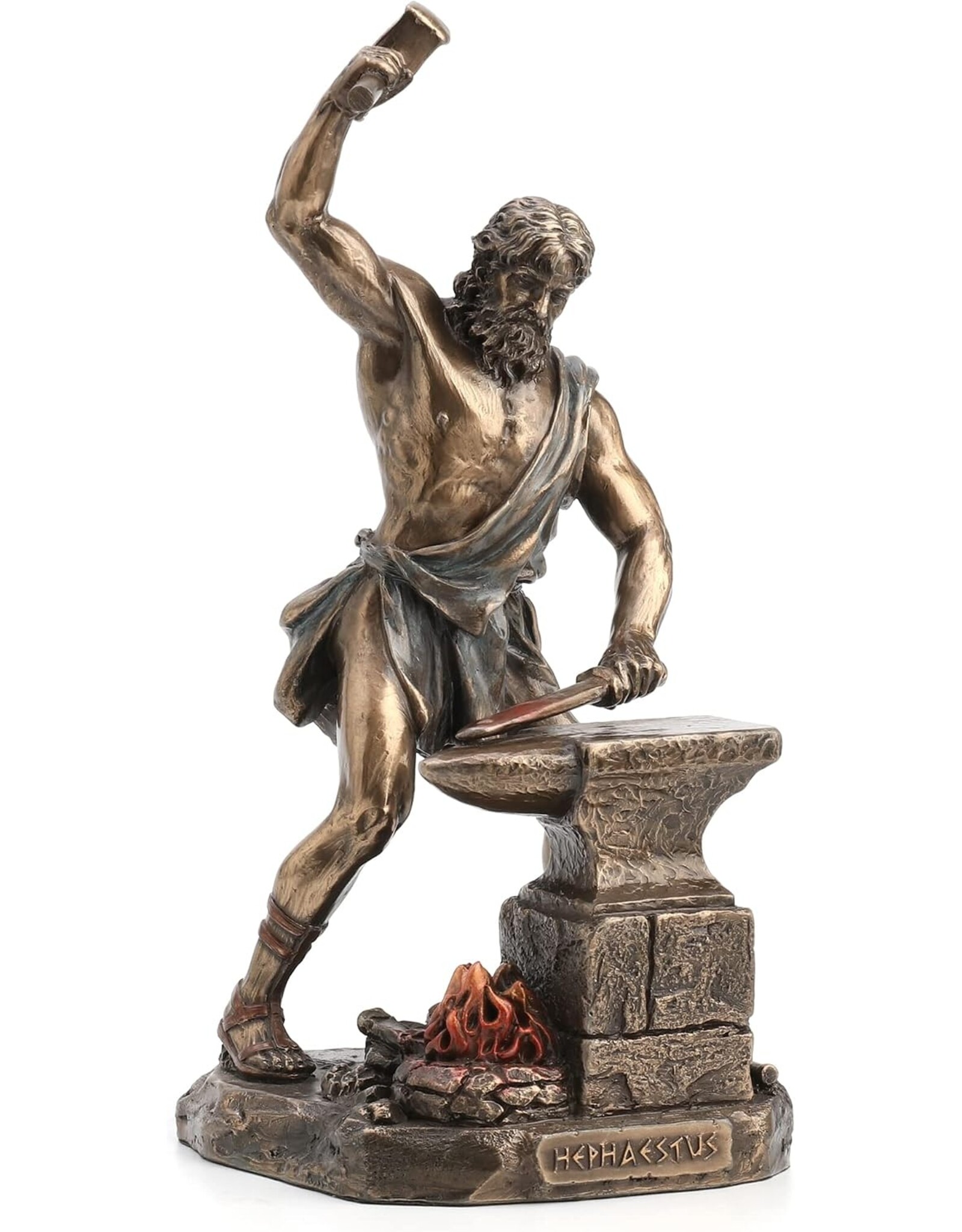 Veronese Design Giftware Figurines Collectables - Hephaestus, Greek God of Fire and Blacksmithing