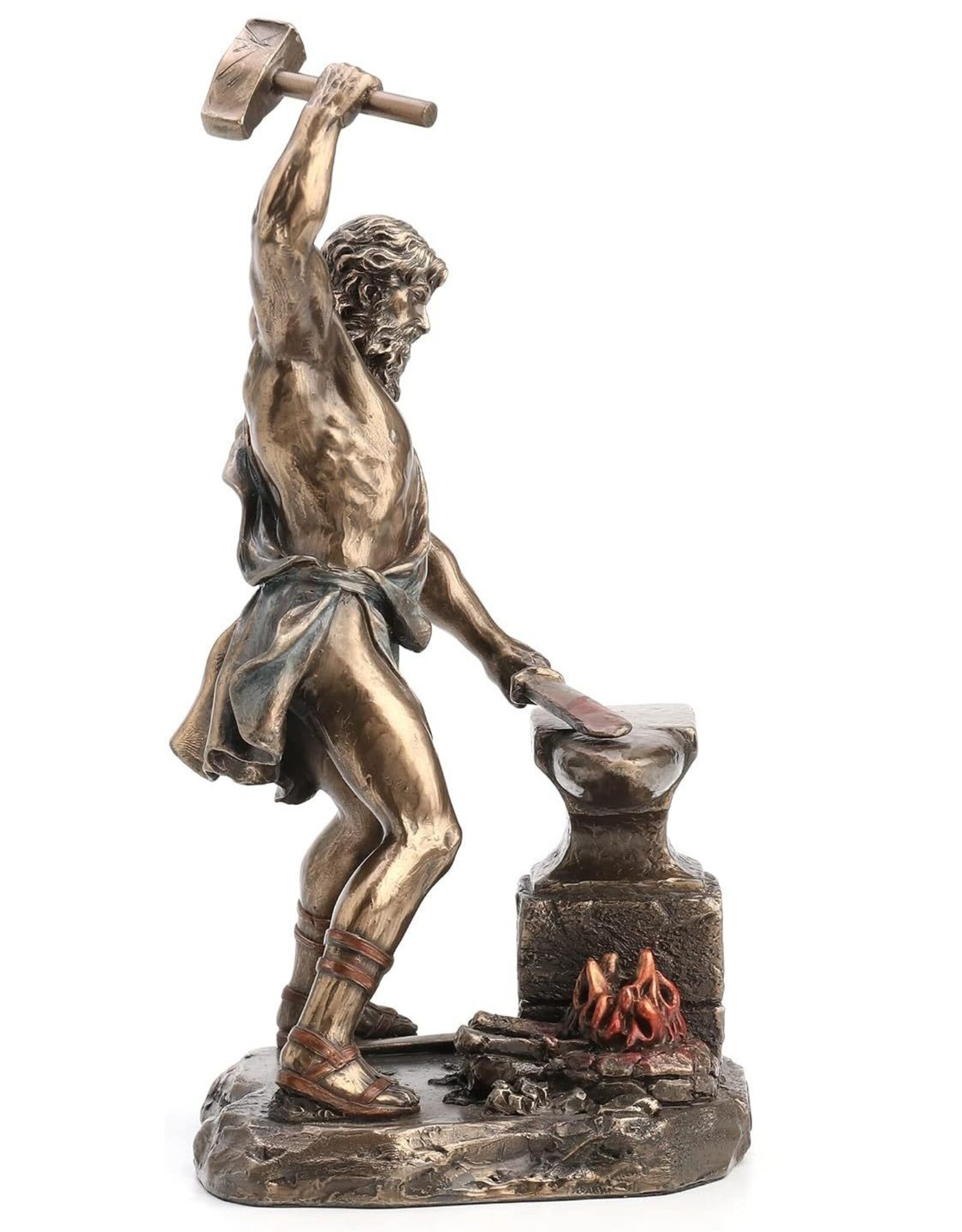 Veronese Design Giftware Beelden Collectables  - Hephaistos Griekse God van Vuur en Smederij