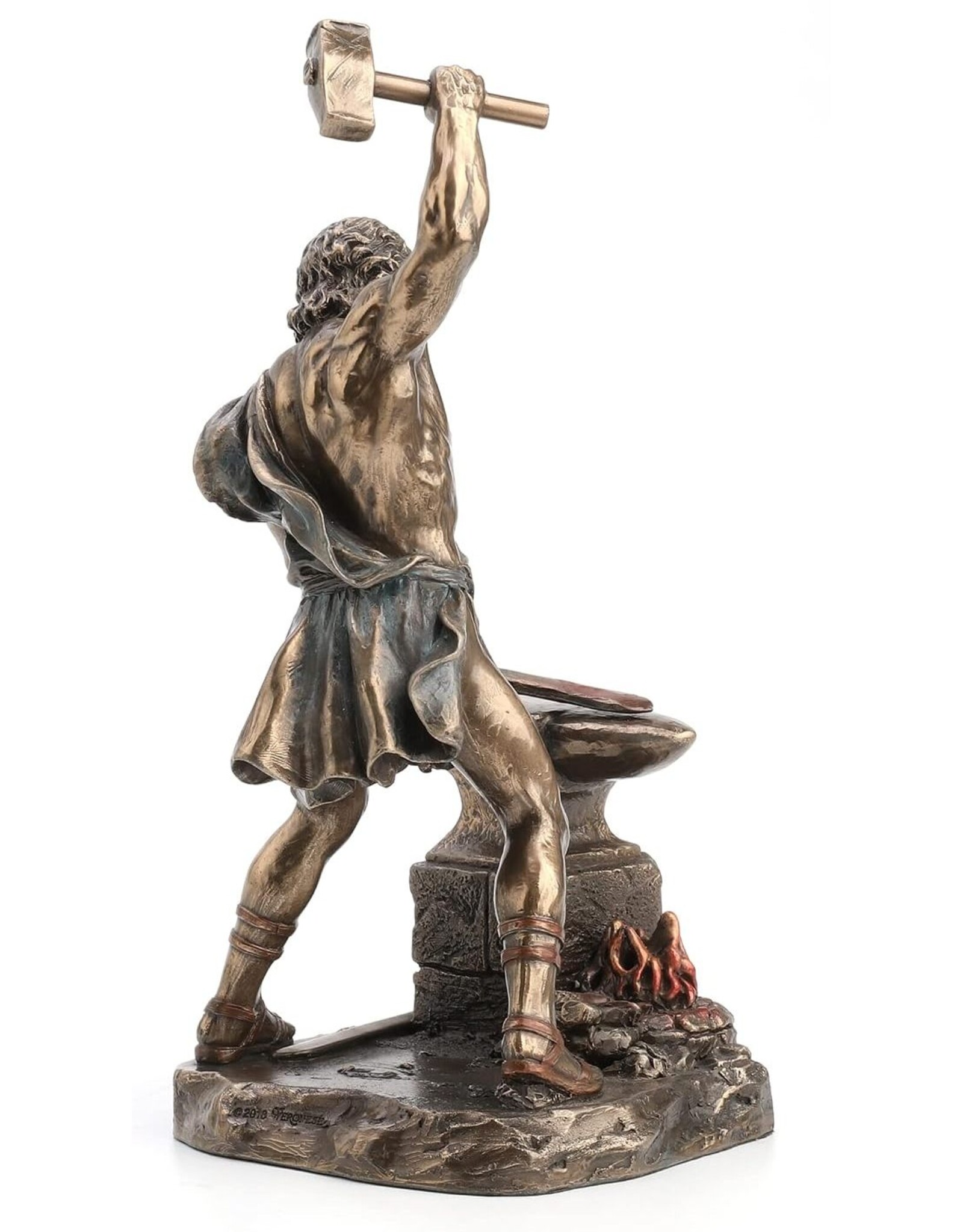 Veronese Design Giftware Beelden Collectables  - Hephaistos Griekse God van Vuur en Smederij