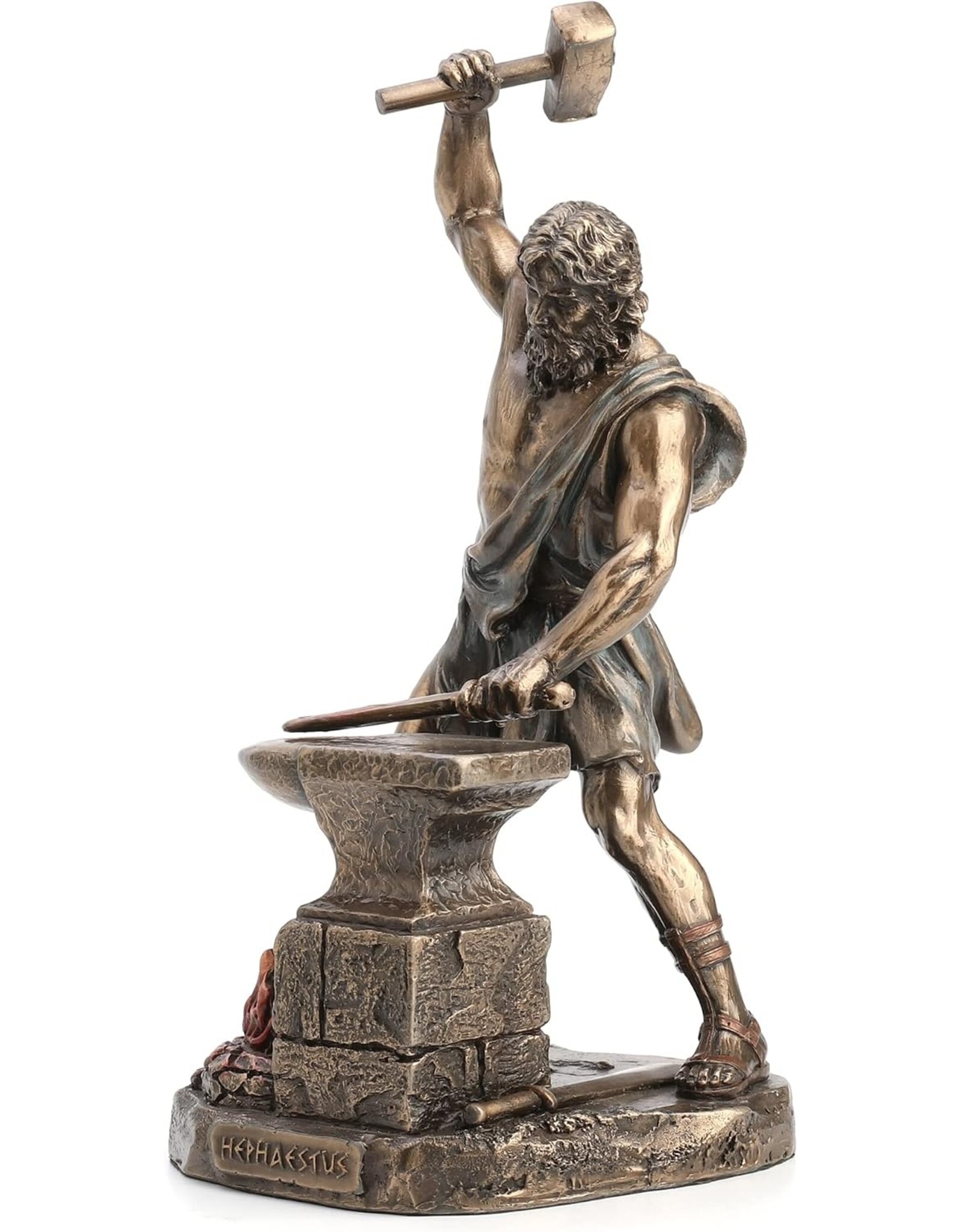 Veronese Design Giftware Figurines Collectables - Hephaestus, Greek God of Fire and Blacksmithing