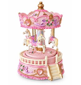 Trukado Music box Vintage Carousel Pink (small)