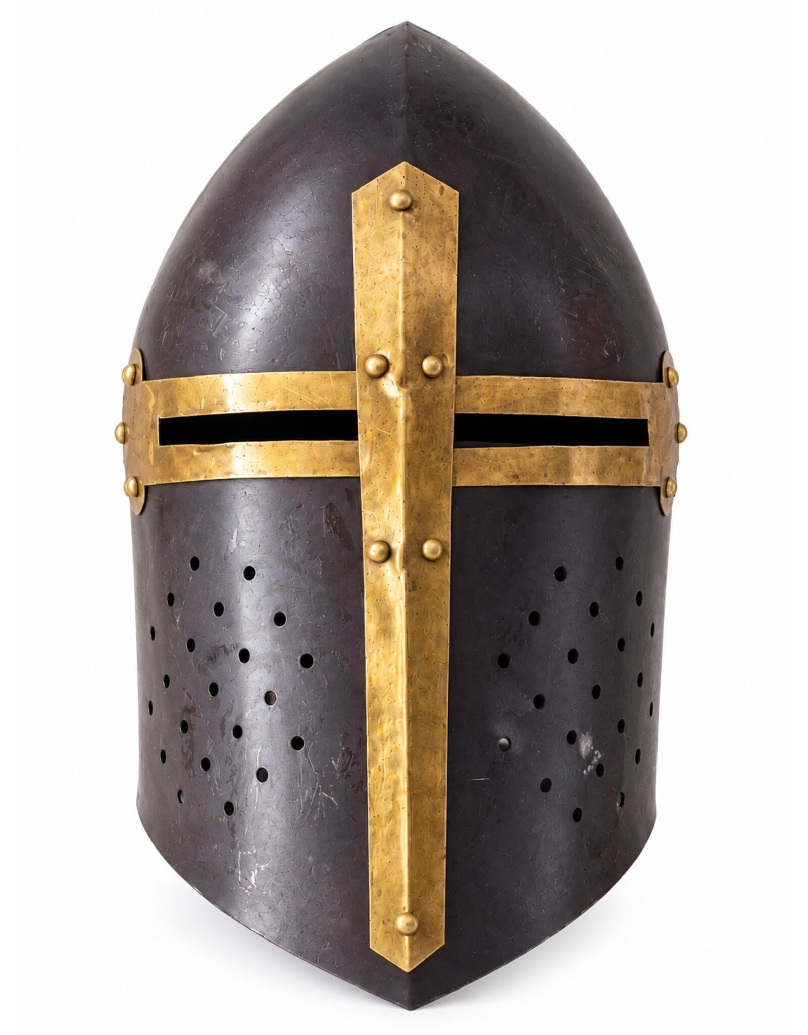Trukado Miscellaneous - Medieval Templar helmet, wearable – Recycled metal