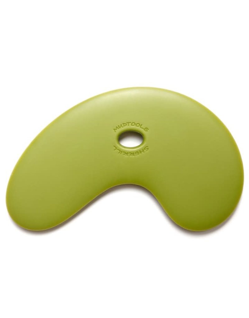 MUDTOOLS Mudtools bowlrib large groen - hard 16 x 10 cm