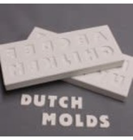 DUTCH MOLDS DM 207 DRUK/GIETVORM LETTERS N TOT Z