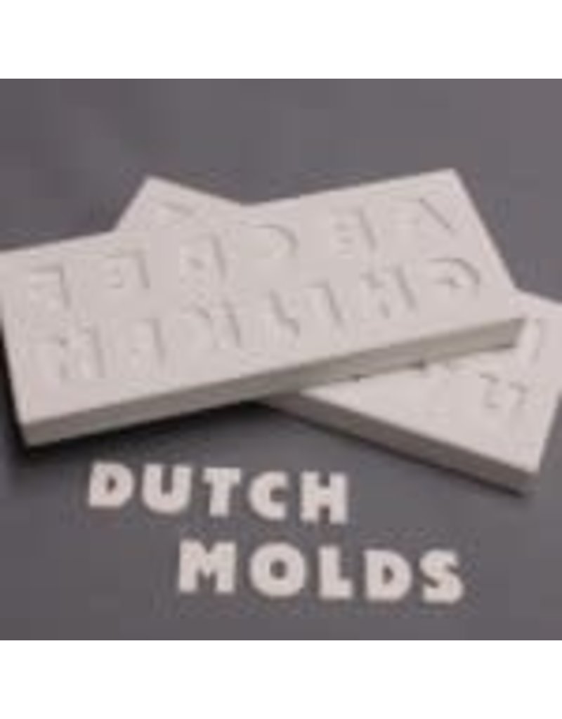 DUTCH MOLDS DM 207 DRUK/GIETVORM LETTERS N TOT Z
