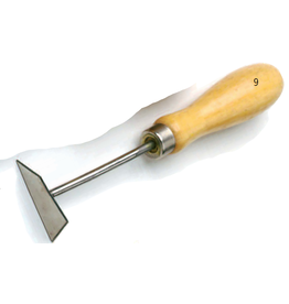 seladon afdraai-ijzer trapezium lang 20.5 cm