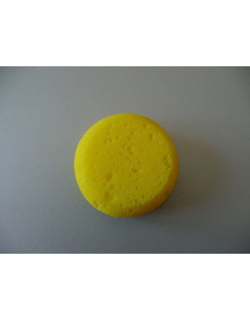 seladon sponsje geel rond