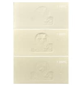 SiO2 PCLI wit papierklei cellulose  0-0.2 mm 1100°-1260°C  12,5 kg